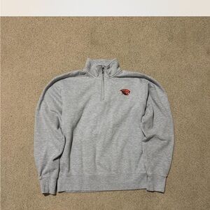 Blue 84 Gray Zip-Up Men's Sweater